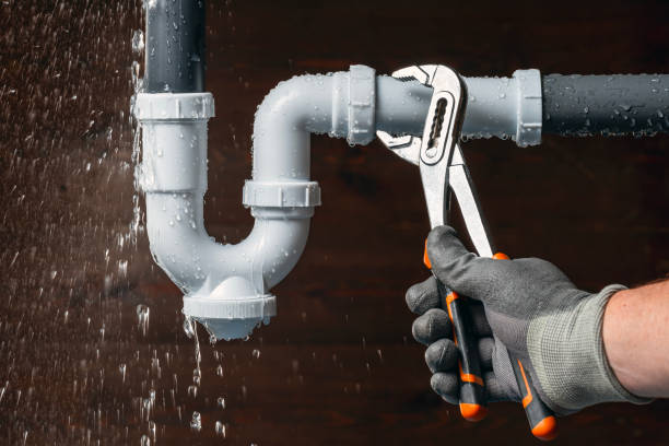 Professional Sewer Line Repair technician working in Little Falls, NY
